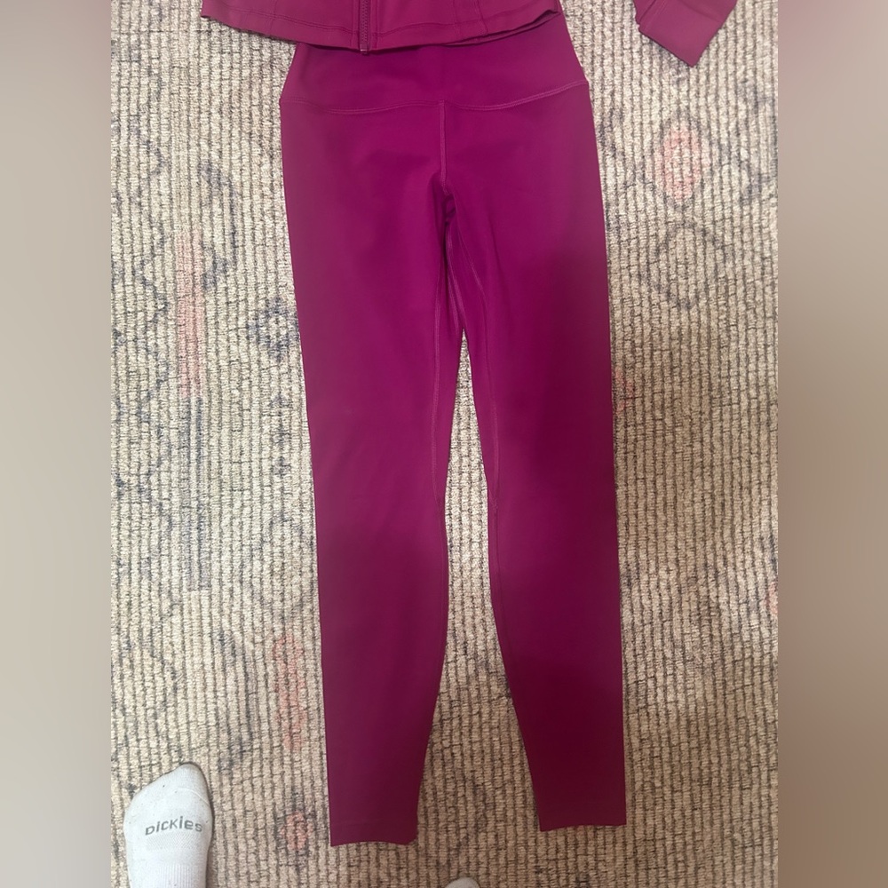 Nwot lululemon align leggings 6 25 in inseam pink